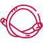 Fuel line icon.